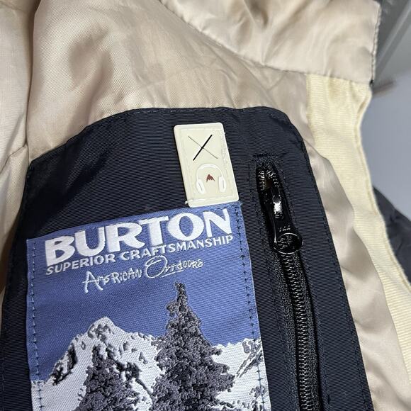 Burton Dryride American Outdoors Ski Woman's Jacket Coat size Extra Small Black - Picture 15 of 15